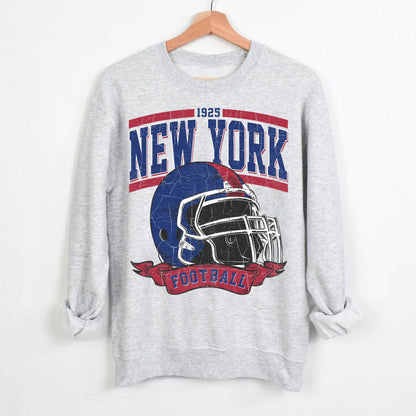 New York Football Sweatshirt, New York Football Sweater, New York Football Crewneck, Trendy New York Football Shirts, .New York Game Day