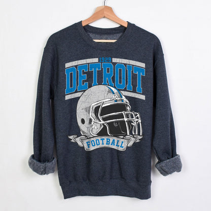 Detroit Football Shirt, Sunday Football, Detroit Football Sweatshirt, Super Bowl Shirt, Vintage Style Detroit Football Shirt.
