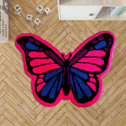 Black And White Butterfly,Blue Butterfly rug,Butterfly,Colorfull Butterfly rug,Flower Butterfly,Purple Butterfly,Butterfly Rug