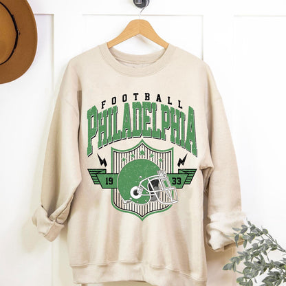 Philadelphia Football Sweatshirt, Football Tee, Philadelphia Fan Shirt, Philadelphia Football Shirt, Vintage Style Gift, Philadelphia Retro