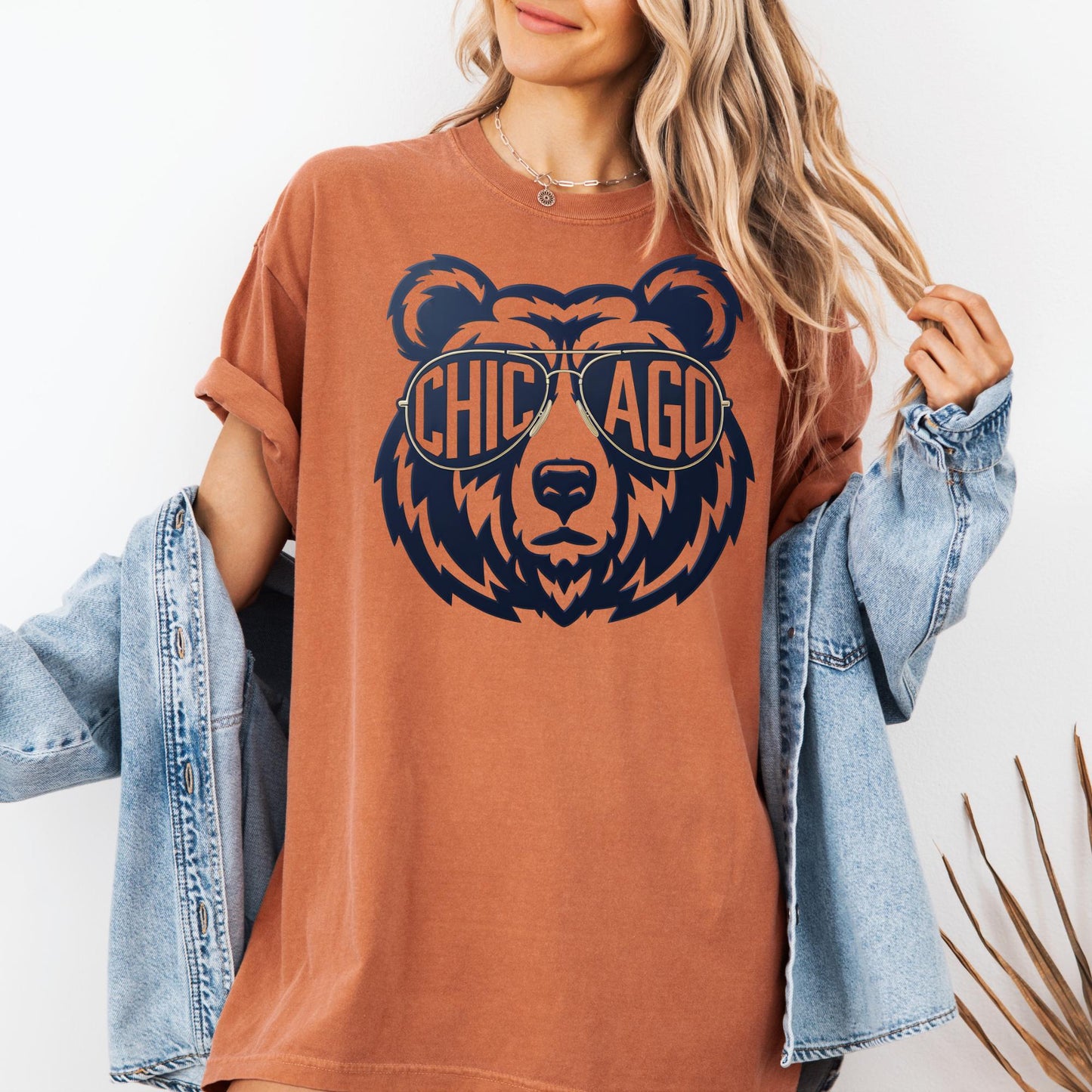 Chicago Football Sweatshirt, Retro Sports Fan Shirt, Trendy Game Day Gift Tee, Chicago Mascot Sweatshirt, Chicago Football Fan Shirt