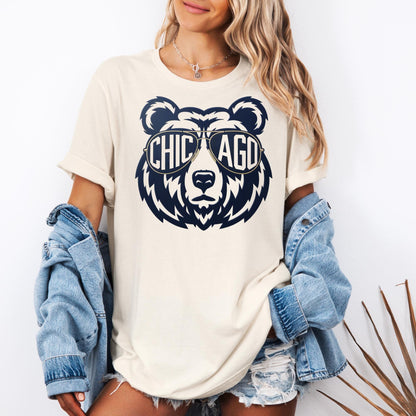 Chicago Football Sweatshirt, Retro Sports Fan Shirt, Trendy Game Day Gift Tee, Chicago Mascot Sweatshirt, Chicago Football Fan Shirt