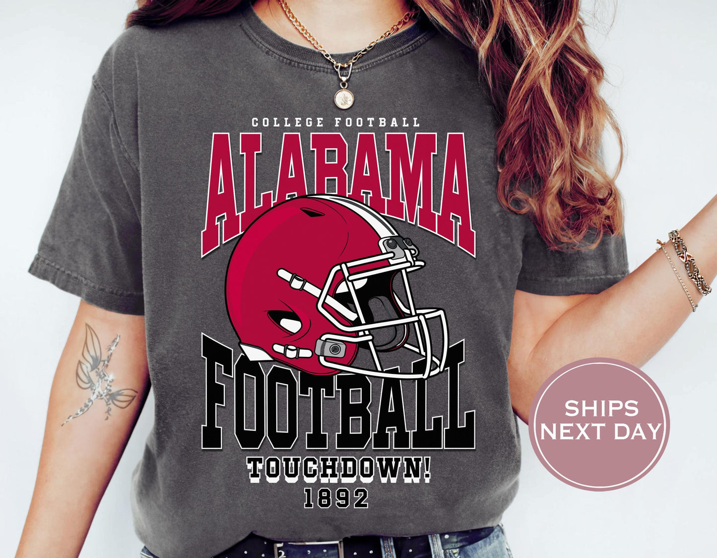Retro Alabama Football Shirt, Vintage Alabama Football Shirt, Alabama Football Women Shirt, College Football Shirt