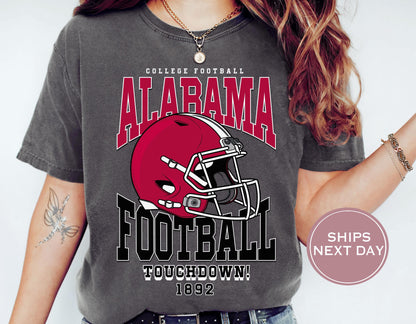 Retro Alabama Football Shirt, Vintage Alabama Football Shirt, Alabama Football Women Shirt, College Football Shirt