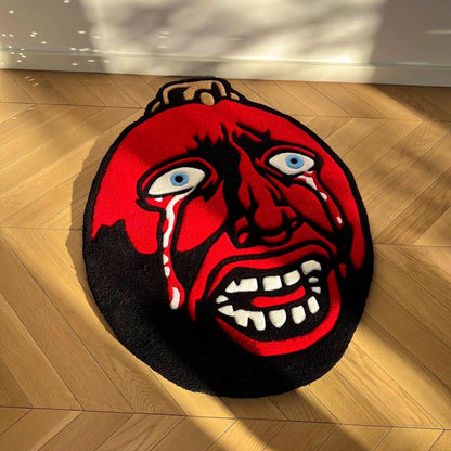 Berserk Behelit Rug: Handmade Tufted Anime Egg of the King