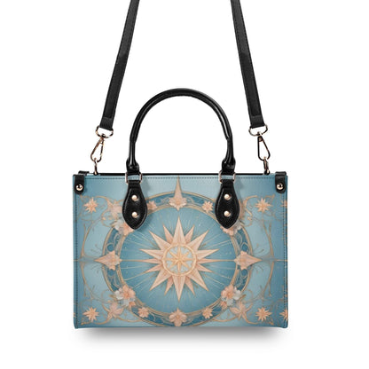 Star Design Crossbody Bag - Vegan Leather Designer Purse, Unique Gift for Women