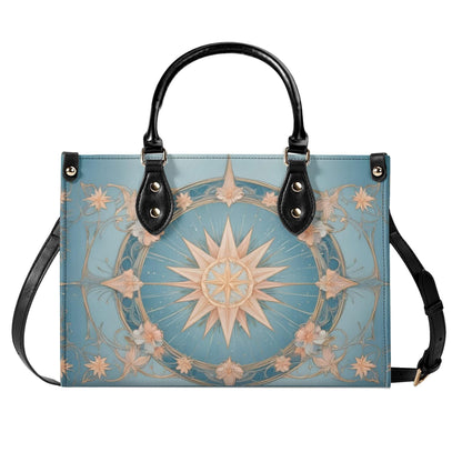 Star Design Crossbody Bag - Vegan Leather Designer Purse, Unique Gift for Women