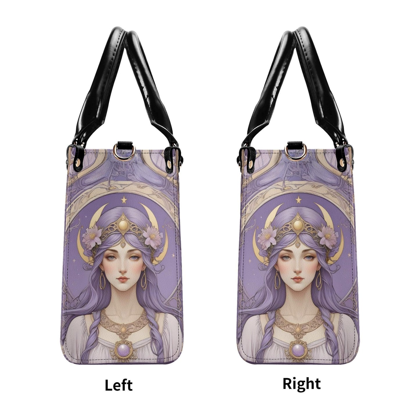 High Priestess Design Bag Cute Crossbody Bag Unique Purse Cute Purse, Luxury Bag Vegan Leather Bags Printed Designer Bag