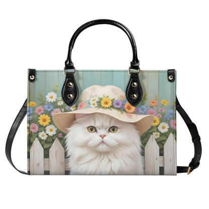 Gardener Cat Bag Cute Crossbody Bag Unique Purse Cute Purse, Luxury Bag Vegan Leather Bags Printed Designer Bag