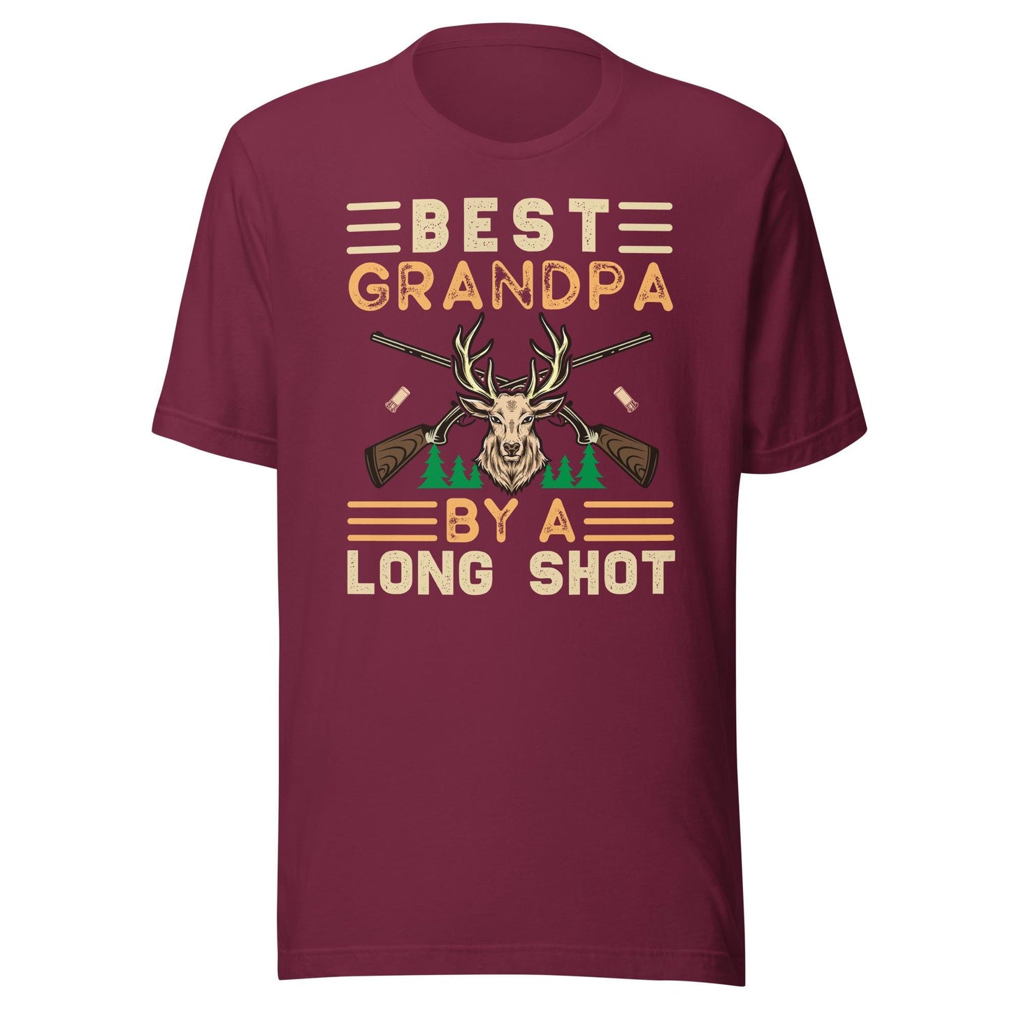 Hunting grandpa, grandpa hunting gifts, grandpa hunting shirts, Best Grandpa by a long shot shirt, funny hunter tshirt,