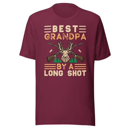 Hunting grandpa, grandpa hunting gifts, grandpa hunting shirts, Best Grandpa by a long shot shirt, funny hunter tshirt,