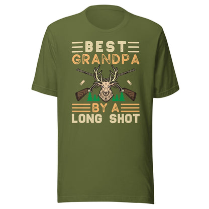 Hunting grandpa, grandpa hunting gifts, grandpa hunting shirts, Best Grandpa by a long shot shirt, funny hunter tshirt,