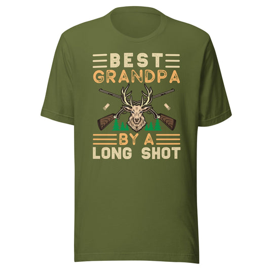 Hunting grandpa, grandpa hunting gifts, grandpa hunting shirts, Best Grandpa by a long shot shirt, funny hunter tshirt,