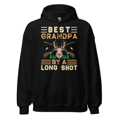Grandpa hunting hoodie, Best Grandpa by a long shot Hoodie, grandpa hunting gifts, grandpa hunting shirts, hunting hoodie