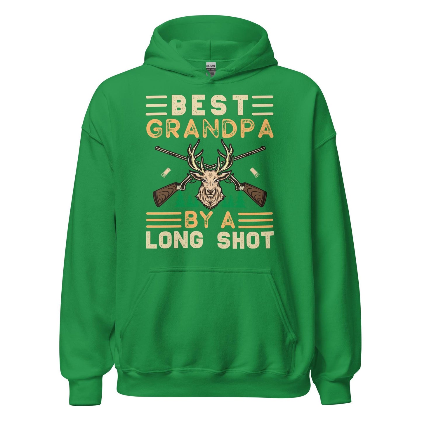 Grandpa hunting hoodie, Best Grandpa by a long shot Hoodie, grandpa hunting gifts, grandpa hunting shirts, hunting hoodie