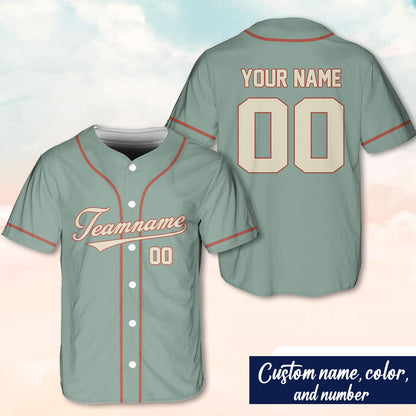 Personalized Team Name And Number Baseball Jersey, Custom Baseball Jersey Shirt, Baseball Jersey Uniform For Baseball Fans Baseball Lovers