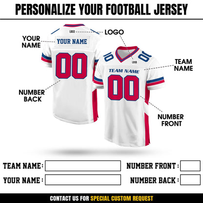 Custom Men Women Youth Kid Football Jersey Shirt For Adult Kid, Personalized Team Name Number Football Jersey Shirt, Gifts For Football Fans