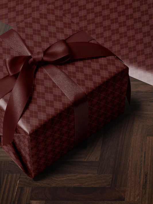 Red Diamond Gift Wrap Mom Traditional Gift Wrap Christmas Wrapping Paper Roll Classic Wrapping Paper Red Argyle Paper Elegant Gift Wrap