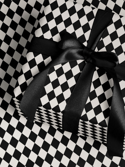 Harlequin Wrapping Paper Wedding Gift Wrap Wedding Wrapping Paper Checkered Gift Wrap Elegant Gift Wrap for Special Occasion Wrapping Paper