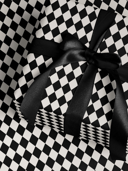 Harlequin Wrapping Paper Wedding Gift Wrap Wedding Wrapping Paper Checkered Gift Wrap Elegant Gift Wrap for Special Occasion Wrapping Paper
