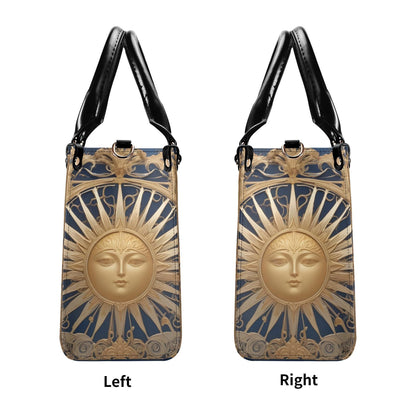 Celestial Sun Bag Cute Crossbody Bag Unique Purse Cute Purse, Luxury Bag Vegan Leather Bags Printed Designer Bag