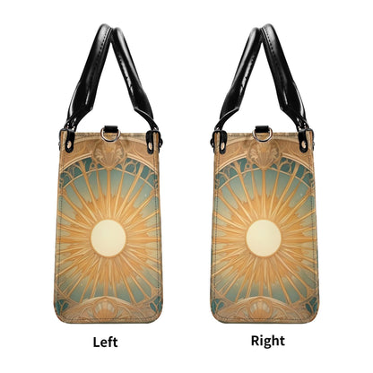 Sun Art Nouveau Bag Cute Crossbody Bag Unique Purse Cute Purse, Luxury Bag Vegan Leather Bags Printed Designer Bag