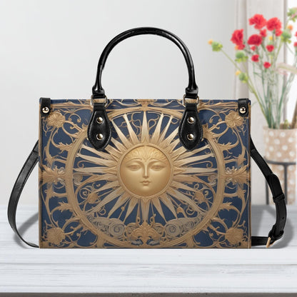 Celestial Sun Bag Cute Crossbody Bag Unique Purse Cute Purse, Luxury Bag Vegan Leather Bags Printed Designer Bag