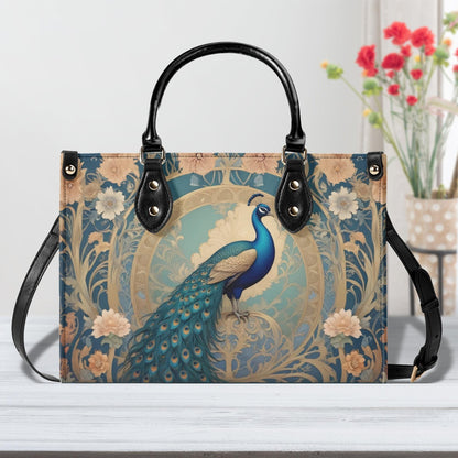 Celestial Sunburst Crossbody Bag - Art Nouveau Vegan Leather Designer Purse, Unique Gift for Women