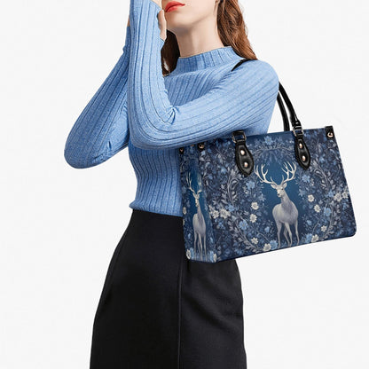 Majestic Deer Crossbody Bag - Nature-Inspired Vegan Leather Designer Purse, Unique Gift for Women