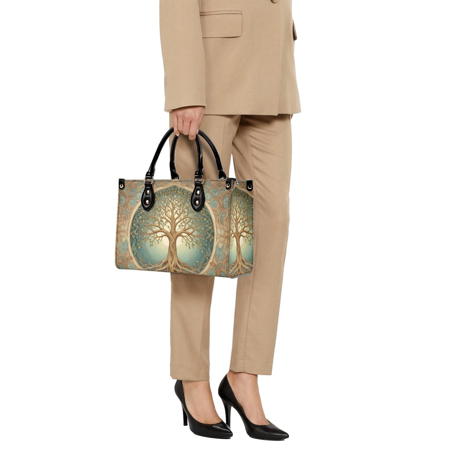 Tree of Life Art Nouveau Bag Cute Crossbody Bag Unique Purse Cute Purse, Luxury Bag Vegan Leather Bags Printed Designer Bag