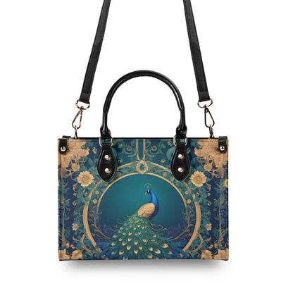 Royal Peacock Bag Cute Crossbody Bag Unique Purse Cute Purse, Luxury Bag Vegan Leather Bags Printed Designer Bag