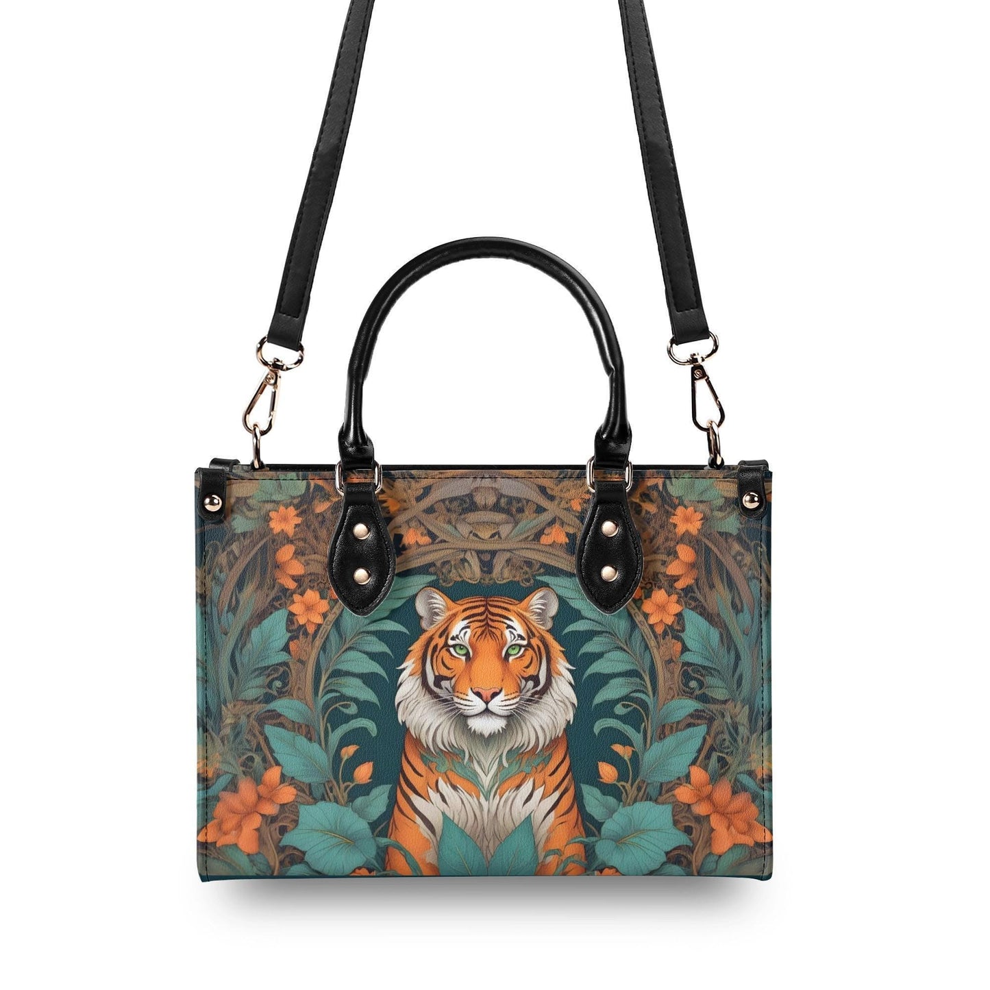 Exotic Tiger Bag Cute Crossbody Bag Unique Purse Cute Purse, Luxury Bag Vegan Leather Bags Printed Designer Bag