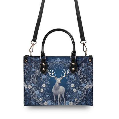 Majestic Deer Crossbody Bag - Nature-Inspired Vegan Leather Designer Purse, Unique Gift for Women