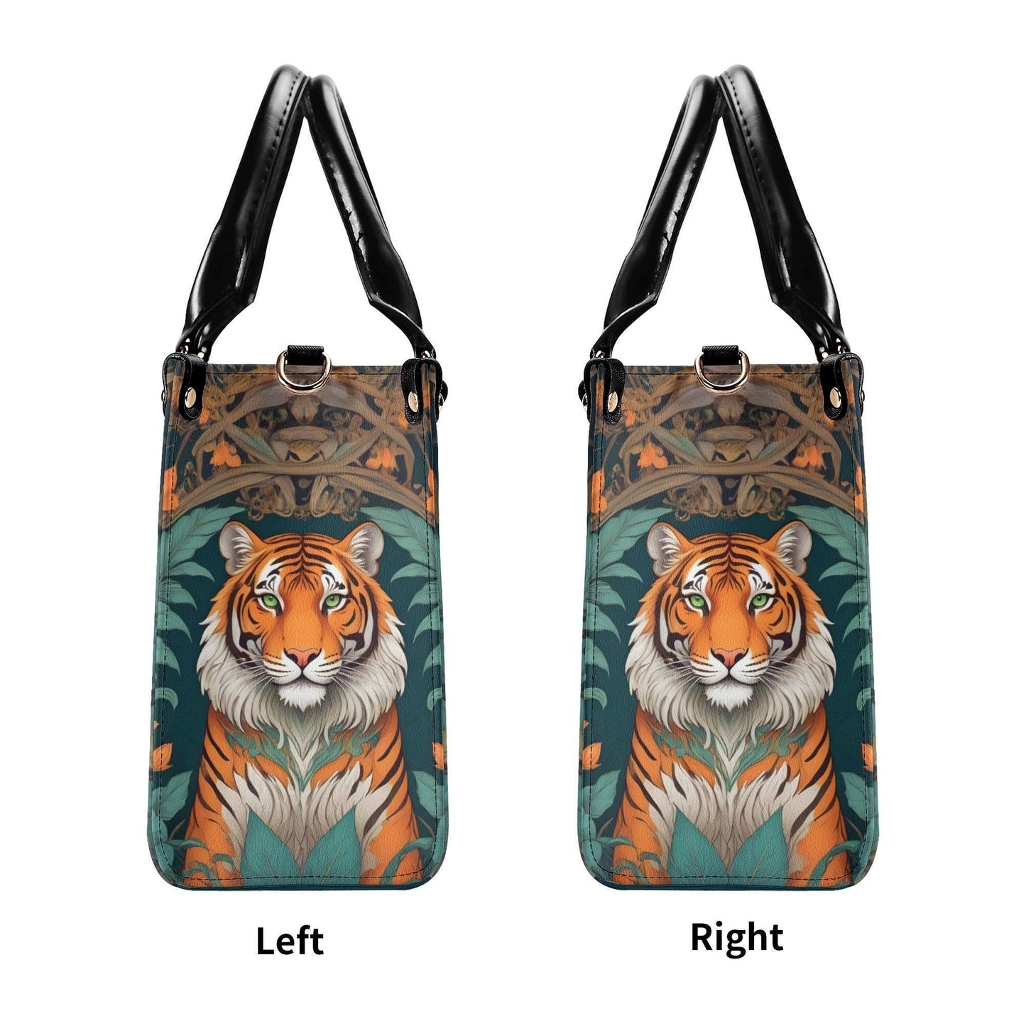 Exotic Tiger Bag Cute Crossbody Bag Unique Purse Cute Purse, Luxury Bag Vegan Leather Bags Printed Designer Bag