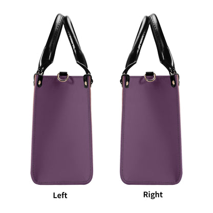 Orchids in Sunset Hues Crossbody Bag - Nature-Inspired Vegan Leather Purse, Unique Gift for Women