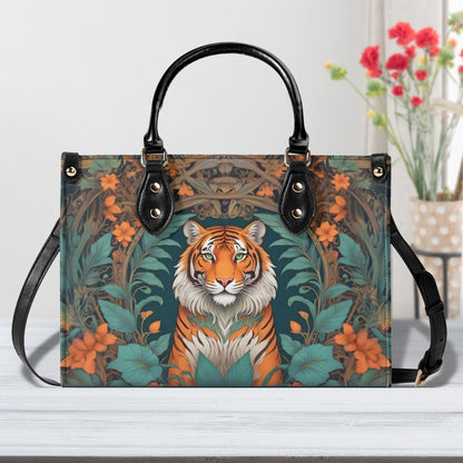 Exotic Tiger Bag Cute Crossbody Bag Unique Purse Cute Purse, Luxury Bag Vegan Leather Bags Printed Designer Bag