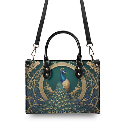 Majestic Peacock Bag Cute Crossbody Bag Unique Purse Cute Purse, Luxury Bag Vegan Leather Bags Printed Designer Bag