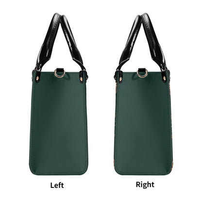 Peonies Crossbody Bag - Floral Vegan Leather Designer Purse, Unique Gift for Women