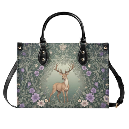 Woodland Deer Bag Cute Crossbody Bag Unique Purse Cute Purse, Luxury Bag Vegan Leather Bags Printed Designer Bag