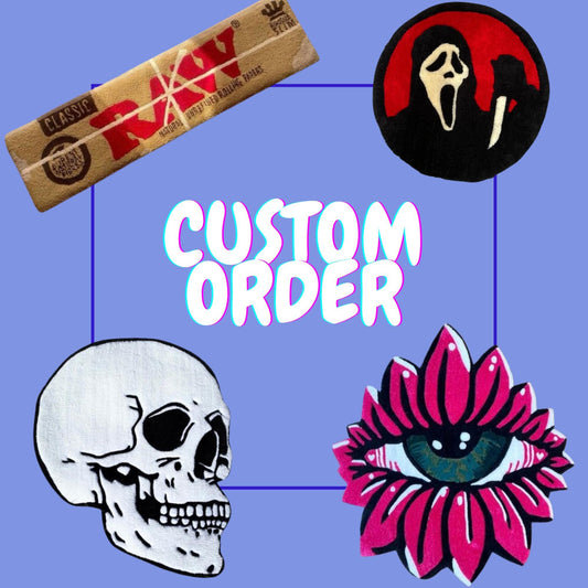 Custom Handmade Tufted Acrylic Rug - Personalized Round Rug, Unique Home Decor, Custom Color Options, Wool-Free, Gift Idea for Any Room