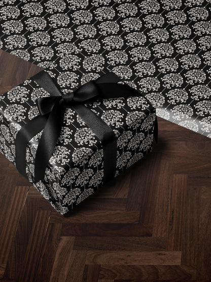 Elegant Damask Wrapping Paper Wedding Gift Wrap Paper Anniversary Gift for Her Holiday Wrapping Paper Romantic Gift Bridal Shower Gift