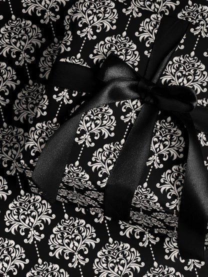 Elegant Damask Wrapping Paper Wedding Gift Wrap Paper Anniversary Gift for Her Holiday Wrapping Paper Romantic Gift Bridal Shower Gift