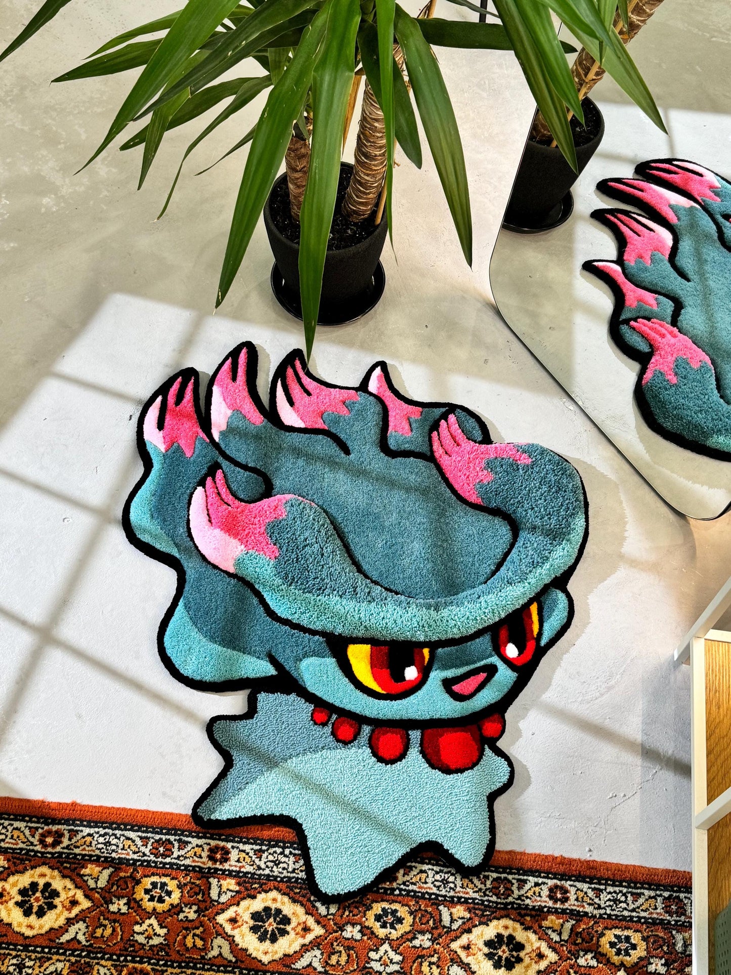 Tufted anime Rug, Tufted Area Rug, Custom Anime Character Rug, Floor Art, Unique Personalized Gift, Anime fan gift, Gift for Him