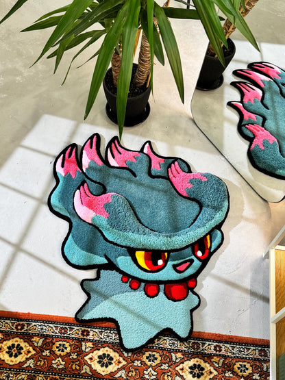 Tufted anime Rug, Tufted Area Rug, Custom Anime Character Rug, Floor Art, Unique Personalized Gift, Anime fan gift, Gift for Him