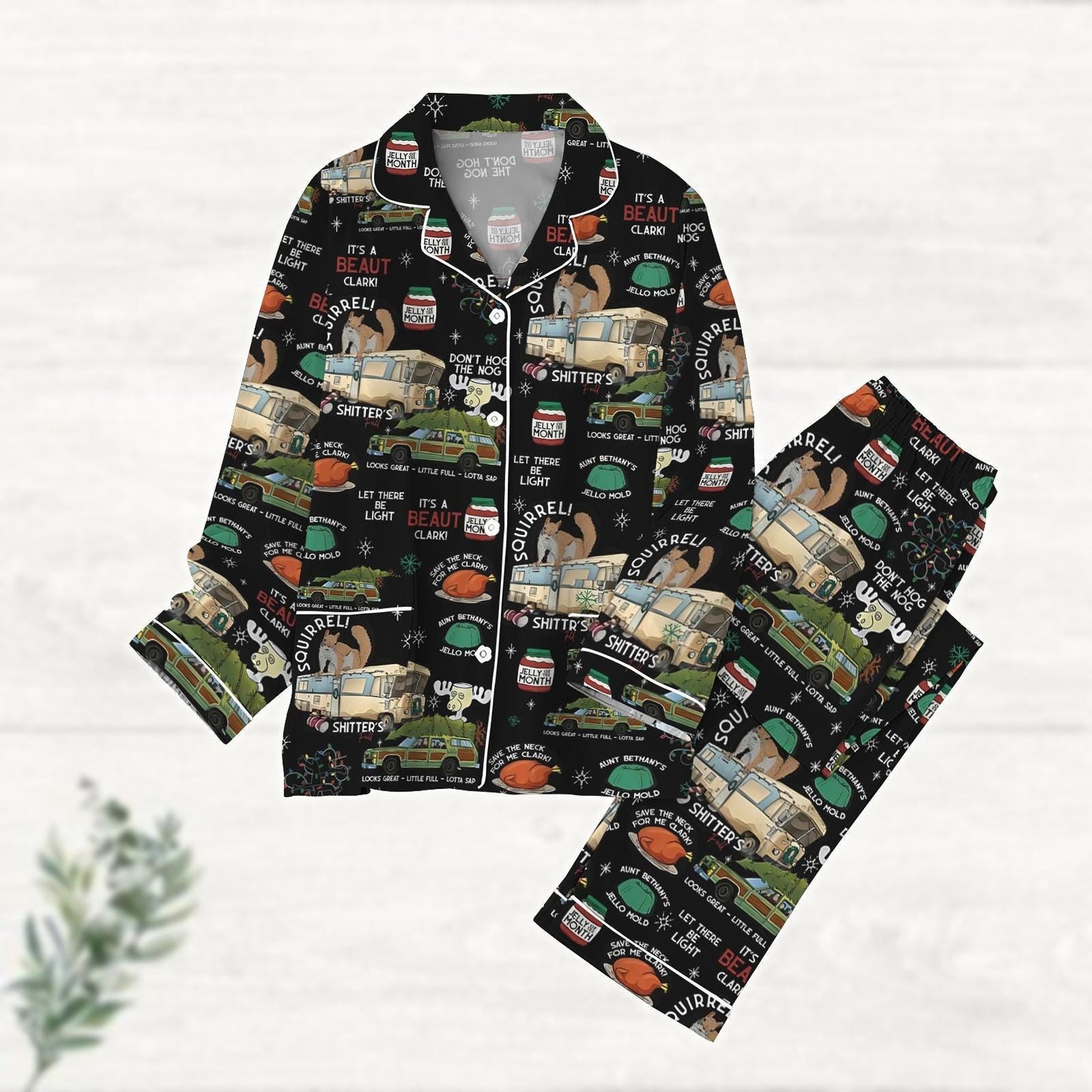 Griswold Christmas Pajamas Set, National Lampoon Holiday Pajamas, Christmas Vacation Pajamas Family, Retro Xmas Movie Pjs, Gift For Fan