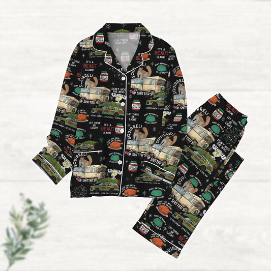 Griswold Christmas Pajamas Set, National Lampoon Holiday Pajamas, Christmas Vacation Pajamas Family, Retro Xmas Movie Pjs, Gift For Fan