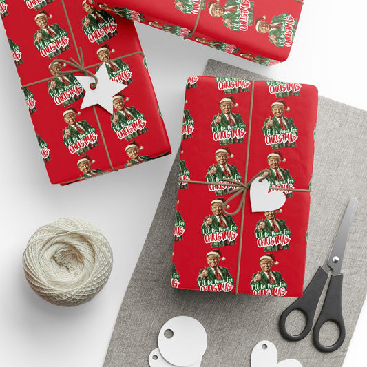 Trump  Wrapping Paper, Trump Christmas Gift Wrap Paper, Republican Wrapping Paper, Trump Santa Wrapping Paper