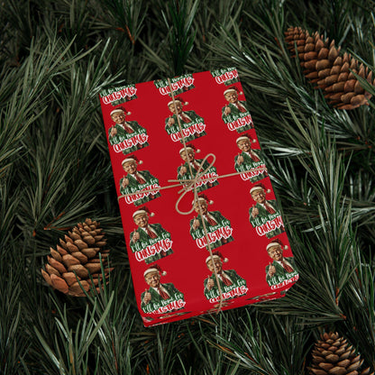 Trump  Wrapping Paper, Trump Christmas Gift Wrap Paper, Republican Wrapping Paper, Trump Santa Wrapping Paper