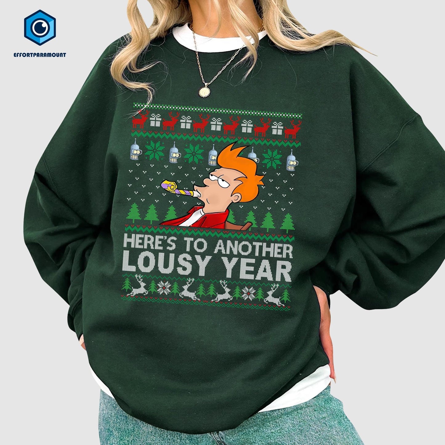 Futurama Christmas Sweatshirt, Bender Christmas Shirt, Beery Christmas Everyone Ugly Christmas Shirt, Christmas Gifts, Futurama Xmas Shirt