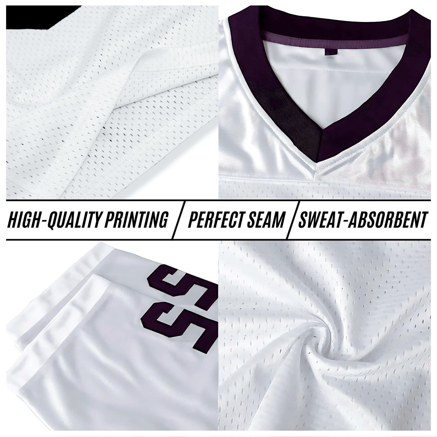 Custom Name Number Logo Football Jersey for Men Women Kids, Personalized Football Jersey Uniform  Football Fans Lovers Concert Jersey